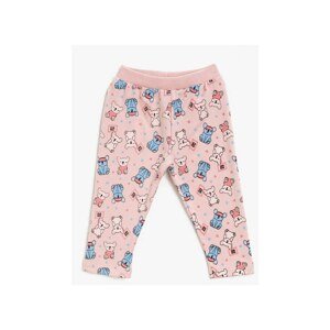 Koton Cotton Printed Normal Waist Sweatpants