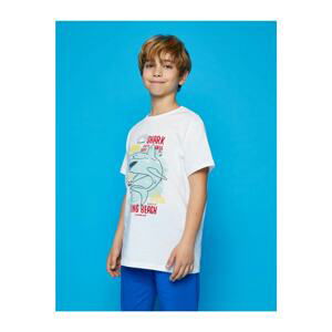 Koton Boy White T-Shirt