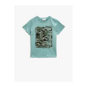 Koton Printed T-Shirt Crew Neck Cotton