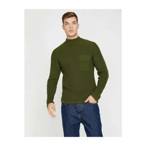 Koton Men's High Collar Knitwear Sweater