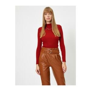 Koton Sweater - Brown - Slim fit