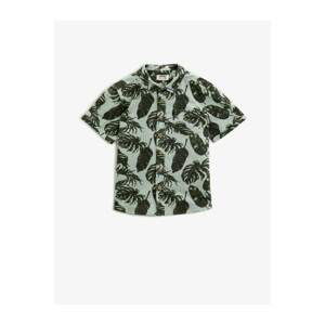 Koton Shirt - Green - Regular fit