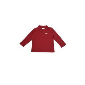Trendyol Claret Red Embroidery Boy Knitted Polo Neck T-shirt