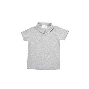 Trendyol Gray Unisex Knitted Polo Neck T-shirt