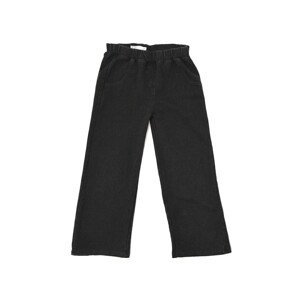 Trendyol Anthracite Washed Wide Leg Girl Knitted Thin Sweatpants