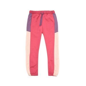 Trendyol Fuchsia Color Block Girl Knitted Thin Sweatpants