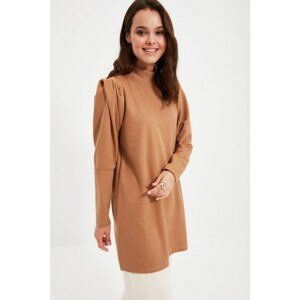 Trendyol Camel Knitted Tunic