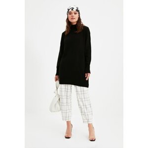 Trendyol Black Turtleneck Basic Long Knitwear Sweater