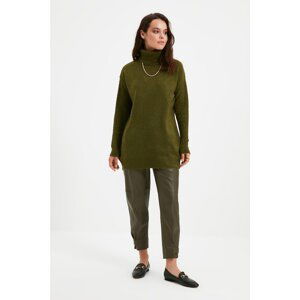 Trendyol Khaki Turtleneck Knitwear Sweater