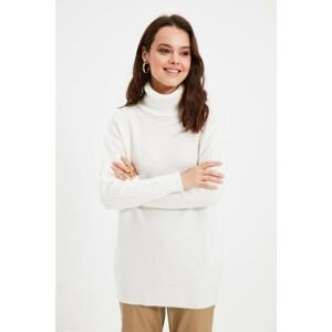 Trendyol Sweater - Ecru - Relaxed fit