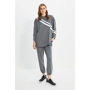 Trendyol Anthracite Knitted Tracksuit Set