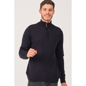 V0038 DEWBERRY MEN'S SWEATER-LACİVERT