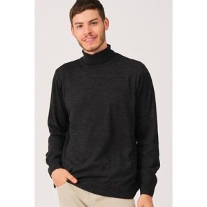 V0092 DEWBERRY MALE BATTAL OVERSIZE SWEATER-ANTHRACIC