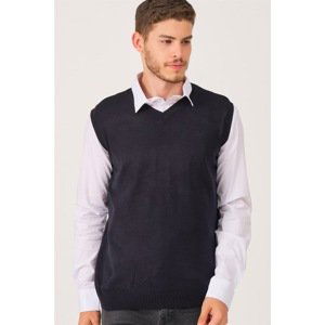 V0001 DEWBERRY MEN'S TRİKO VEST-LACİVERT