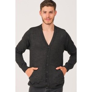 V0010 DEWBERRY MEN'S BUTTON HIRKA-ANTHRACITIS