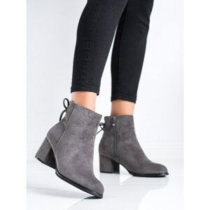 J. STAR ANKLE BOOTS WITH BINDING