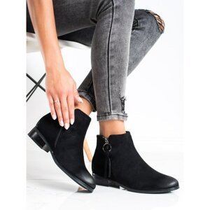 ANKLE BOOTS WITH DECORATIVE VINCEZA ZIPPER