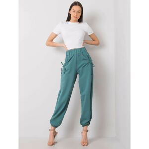 Sea sweatpants with ruffles