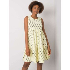 Yellow polka dot dress Norinne RUE PARIS