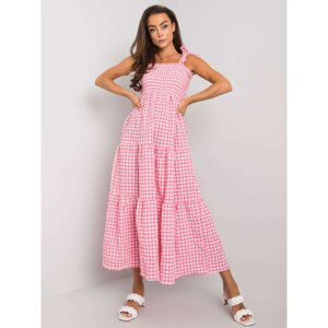 RUE PARIS Pink dress with straps