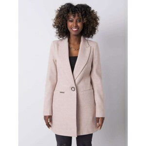 Smooth beige coat