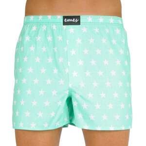 Men's shorts Emes stars on green (036)
