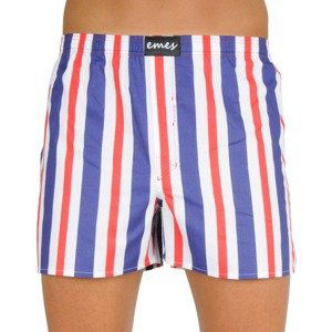 Men's shorts Emes stripes blue, red