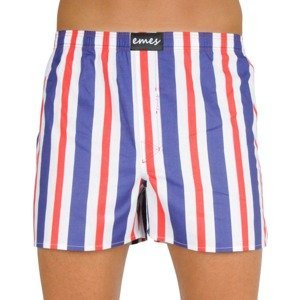 Men's shorts Emes stripes blue, red (035)