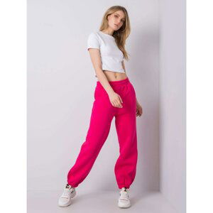 RUE PARIS Pink women's sweatpants