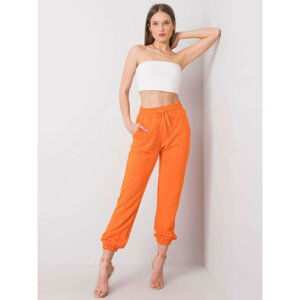 Women's sweatpants RUE PARIS Orange