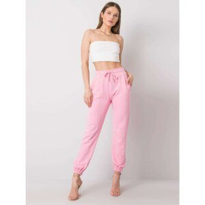 RUE PARIS Women's light pink sweatpants
