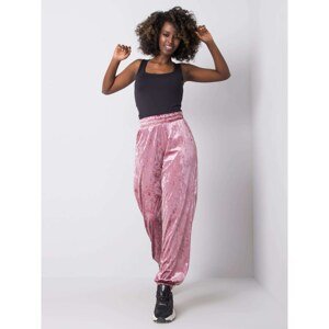 Emmeli RUE PARIS pink velour sweatpants