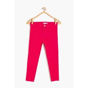 Koton Pink Girl's Pocket Detailed Trousers
