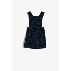 Koton Girl Navy Blue Sleeveless Dress