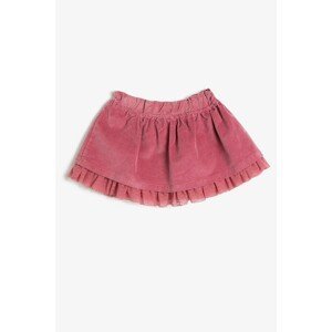 Koton Baby Girl Pink Frill Detailed Skirt