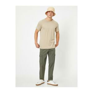 Koton Men's Straight Cut Cargo Pants