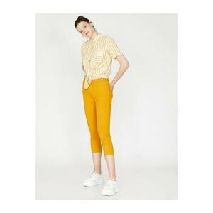 Koton Pants - Yellow - Skinny