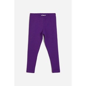 Koton Purple Kids Normal Waist Leggings