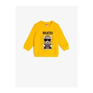 Koton Baby Boy Yellow Sweatshirt