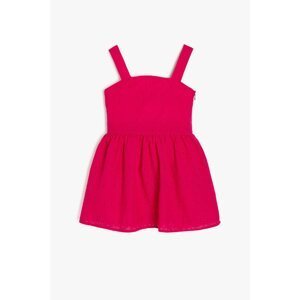 Koton Girl Pink Lace Detailed Dress