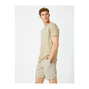 Koton Shorts - Beige - Normal Waist