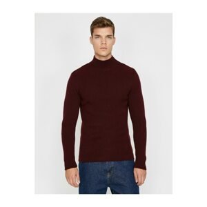 Koton Men's High Collar Knitwear Sweater