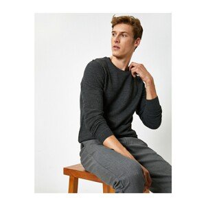 Koton Crew Neck Long Sleeve Knitwear Sweater