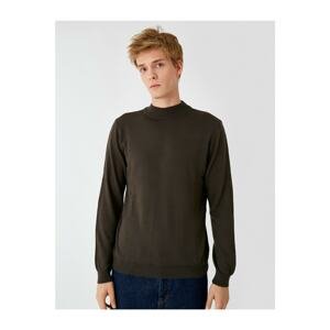 Koton Long Sleeve Stand Collar Knitwear Sweater