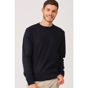 V0320 DEWBERRY MEN'S SWEATER-LACİVERT