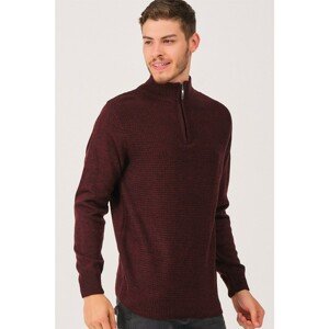 V0335 DEWBERRY MEN'S SWEATER-BURGUNDY