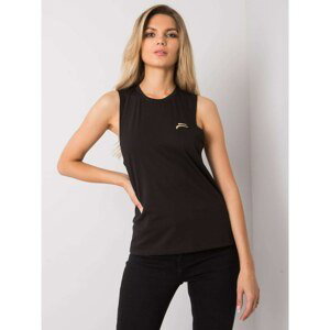Black sports top from Linnea FOR FITNESS