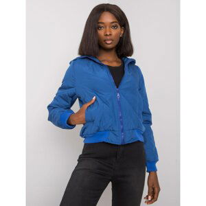 Women's Short Jacket with Quilting Larah - Blue