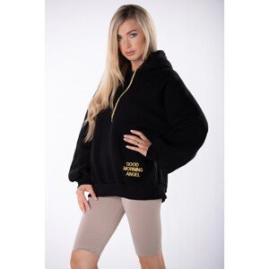 oversize sweatshirt with embroidered inscription