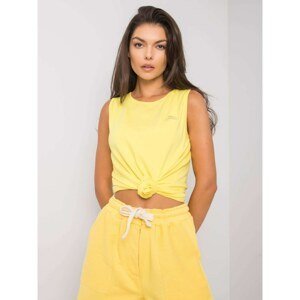 Yellow sports top from Latrisha FOR FITNESS